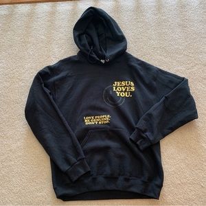 Black Jesus Loves You Sweatshirt Hoodie